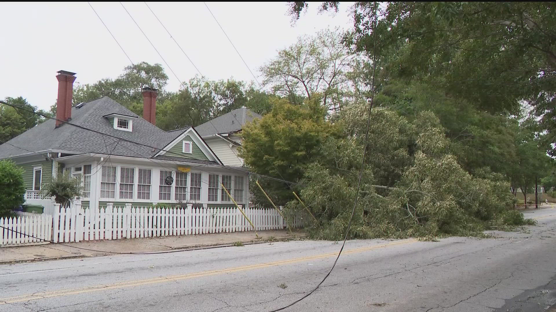 Gov. Kemp said there is widespread damage in several parts of the state.