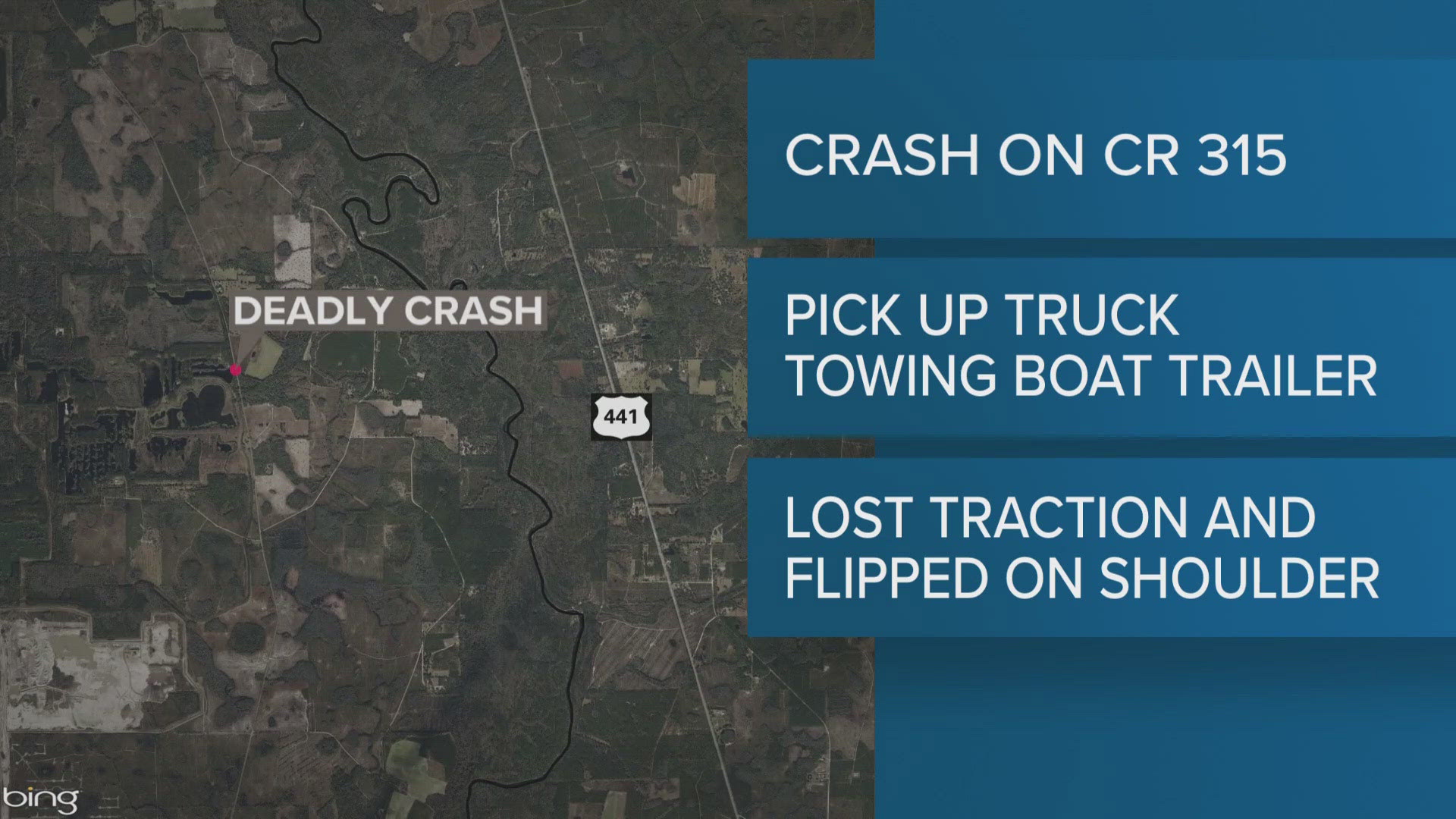 The Florida Highway Patrol is investigating the crash.