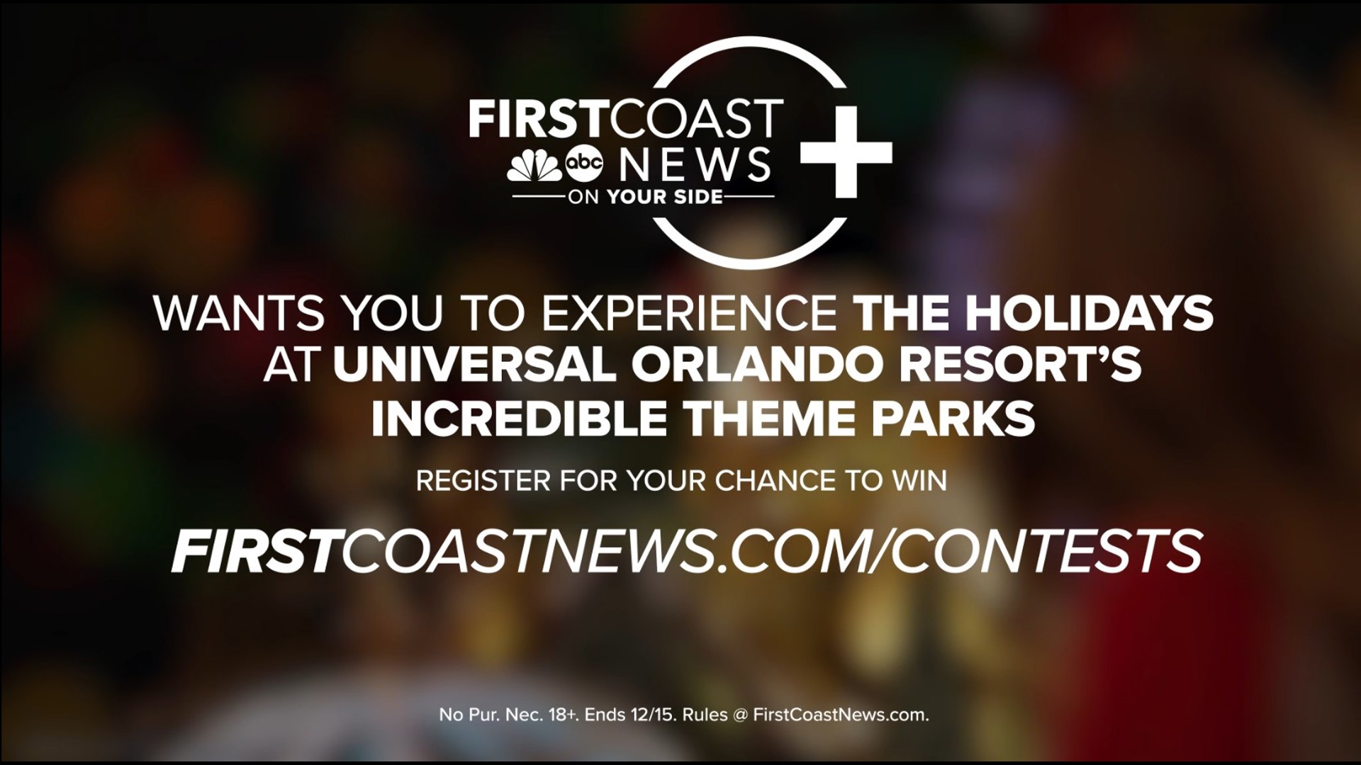 You could win a holiday experience at Universal Orlando Resort.