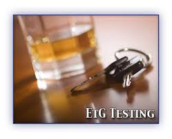 EtG alcohol drug testing using urine or har