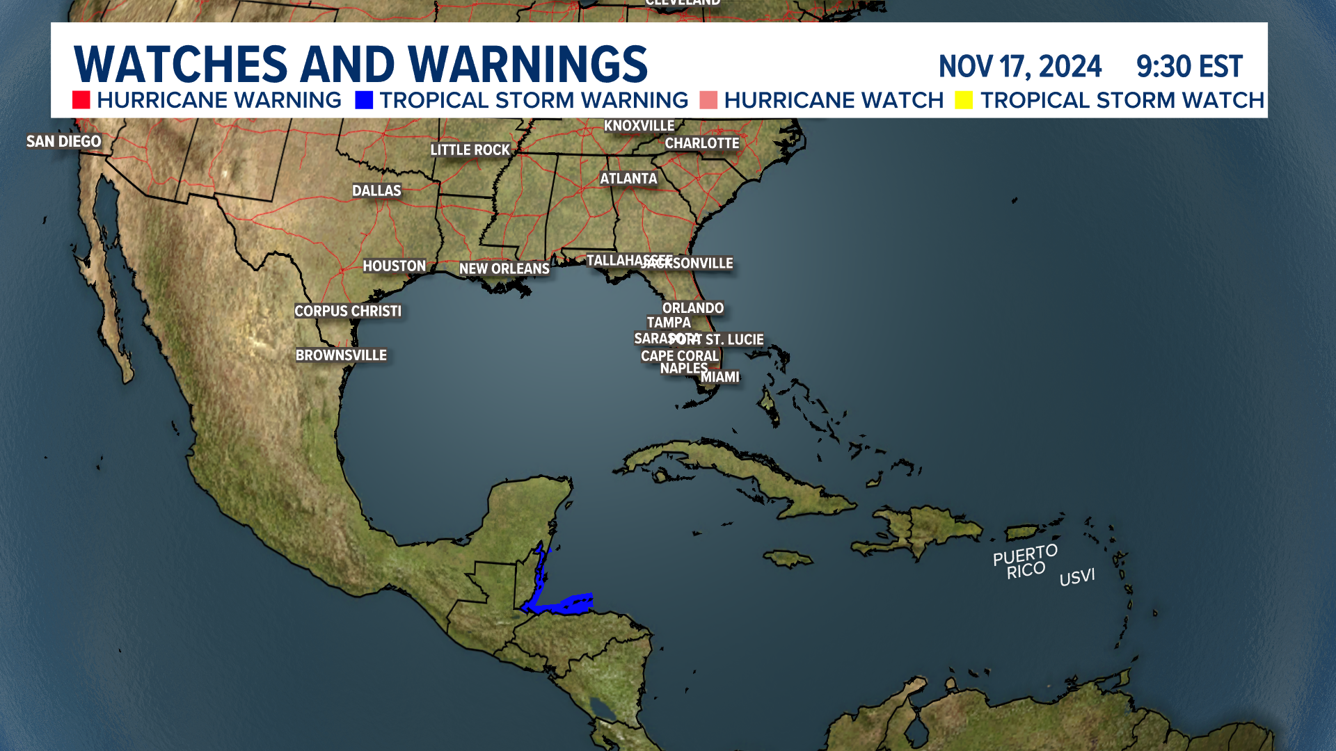 Tropical Watches/Warnings